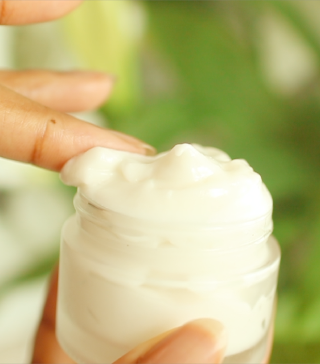 Homemade on sale face cream